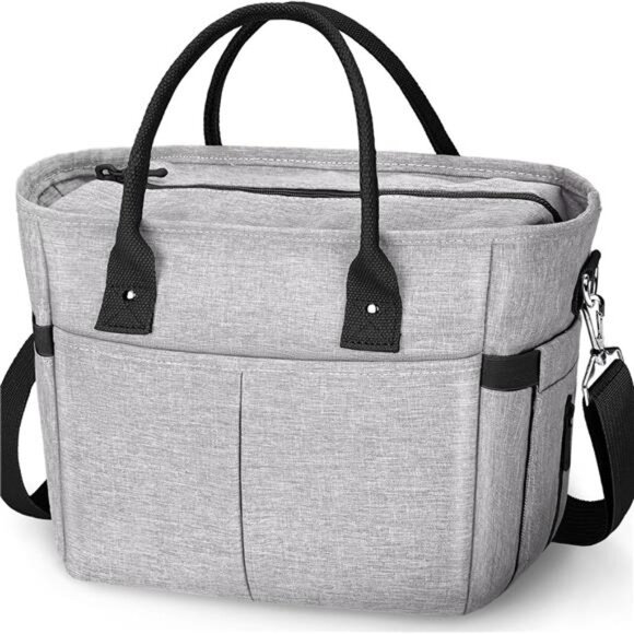 Cute&Classy Roomy Insulated Lunch Bags for Women - Stylish & Functional Large - Picture 1 of 7